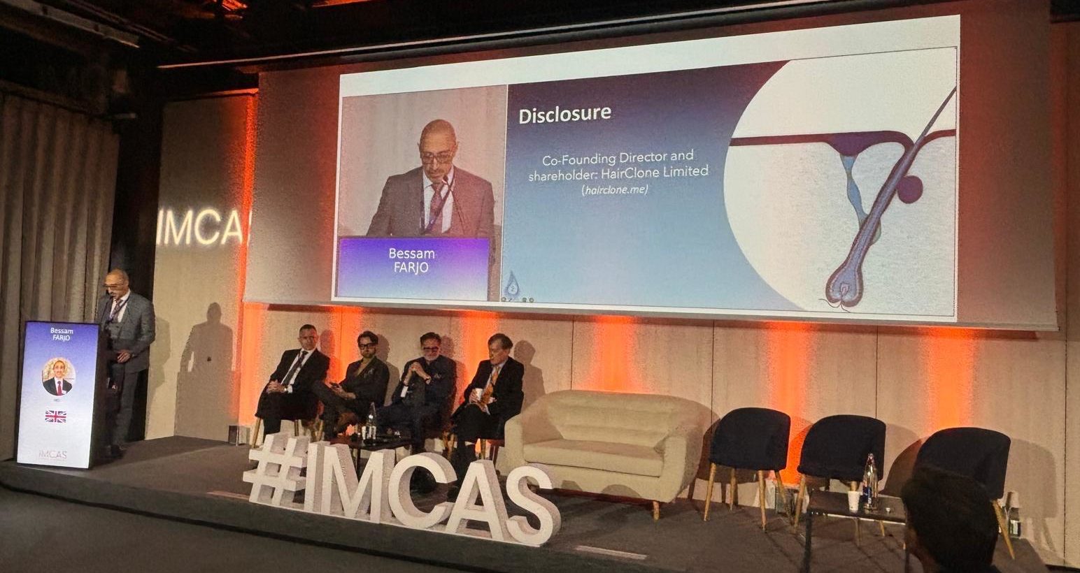 Dr. Bessam Farjo Speaks at the IMCAS World Congress in Paris and at SERECAP in Malaga